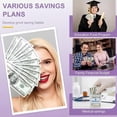thumbnail image 2 of 100 Days Money Saving Challenge Coin Envelope Budgetstorage Book Mini 100 Day Envelope Savings Challenge Book, Cash Money Budget Planner Binder Envelopes to Save $5,050, $500, $10,000, 2 of 7