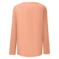 thumbnail image 7 of Tshirts Women Trendy Womens Long Sleeve V Neck Shirts Basic Tee Casual Top Fall Trendy Tunic Outfits Fitted T Shirts, 7 of 7