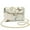 Daisy Floral Butterfly Print Beige, variant on SCRAWLGOD Daisy Floral Butterfly Print Beige Small Sling Bag Lightweight PU Leather Crossbody Bags for Women Trendy Scratch Resistant Crossbody Purse with Detachable Chain