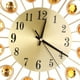 thumbnail image 5 of Alinory Reloj de Flores Reloj de Flores de Estilo Europeo Arte del Hierro Funciona con Pilas Silencio fácil de Leer Oficina en casa ANGGREK Otros, 5 of 8
