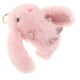 thumbnail image 4 of Lindo llavero de conejito de peluche kawaii, llavero de conejito rosa esponjoso, llavero estético para coche, accesorio para mujer, 4 of 7