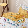 thumbnail image 5 of Catabedysis Colorful Sprinkles Alphabet I Zipper Full Size Comforter Sets with Fitted Sheet and 2 Pillowcases For Boys,Ice Cream Print Zipper Bedding Set,Colorful Stars Reversible,4-Piece, 5 of 7
