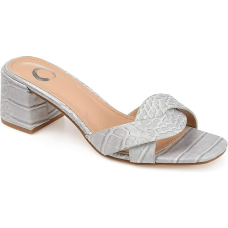 Journee Collection Womens Perette Slide 7 Grey