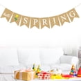 thumbnail image 4 of Miangastore 1Pcs Bunting Flags Linen Material Swallowtail Shape for Tree Branches and Doors in Spring Season, 4 of 8