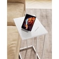 thumbnail image 3 of Innerjoin C Shaped End Table,C Table for Sofa and Bed, White, 3 of 7