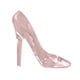 thumbnail image 3 of Zapatos de acrílico transparente, decoración, figurita, zapatillas de princesa, decoración del hogar Rosado, 3 of 9