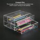 thumbnail image 2 of Toystoory Caja de almacenamiento de cosméticos, soporte para artículos diversos, contenedor de organización transparente para el hogar, base, sombra de Almacenamiento y organización del hogar Toystoory HA079214-00, 2 of 6
