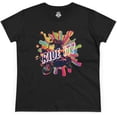 thumbnail image 2 of Playera de Motera - Ride It! - Diseño de Salpicadura Psicodélica, 100% Algodón, 2 of 6