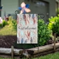 thumbnail image 3 of GZHJMY Realistic Style Flowers Garden Flag 28 x 40 Inch Vertical Double Sided Welcome Yard Garden Flag Seasonal Holiday Outdoor Decorative Flag for Patio Lawn Home Decor Farmhous Yard Flags, 3 of 6