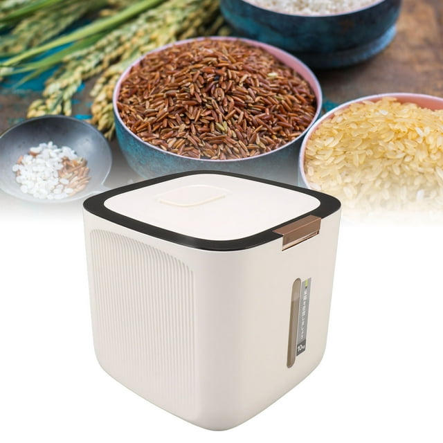 Conteneur de Stockage de Riz, Baril de Stockage de Riz Haute Température Sûr et Bacs de Stockage de Riz Pratiques Conteneur de Stockage Alimentaire Pratique