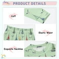 thumbnail image 4 of joogoo Sailboats Vintage 2 Piece Long Sleeve Tee and Pants Cotton Pajama Set 5Y, 4 of 7