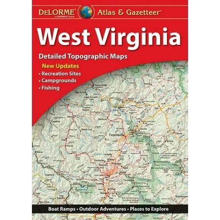 Delorme Atlas & Gazetteer: West Virginia, (Hardcover)