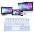 thumbnail image 4 of Smart Touch  Keyboard, 13 Shortcut Keys Multi Device Ultra Thin Ergonomic Design  Keyboard  Computer Keyboard With USB Charging Cable For Smartphones Tablets Laptops, 4 of 8