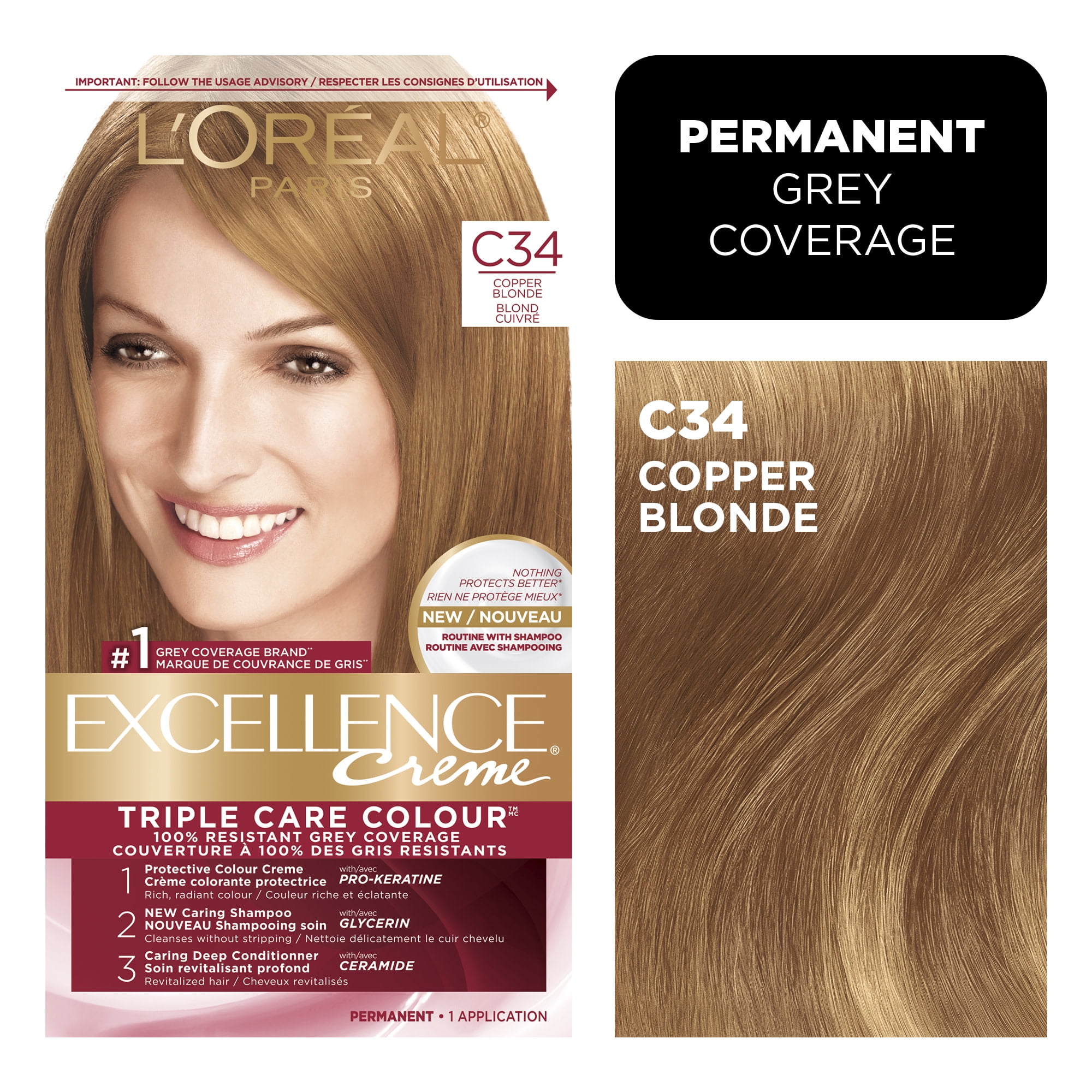 L'Oréal Paris Coloration Permanente Excellence Crème, 1Ea 1 application