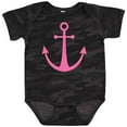 thumbnail image 3 of Inktastic Anchor Nautical Pink Girls Baby Bodysuit, 3 of 5