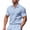 Light Blue, variant on SGFCWSX Polo Shirts for Men Short Sleeve Relaxed Fit Vacation V-Neck Casual Tops for Men Army Green Size L