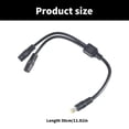 thumbnail image 3 of Multipurpose Solar Panel Charging Cord Y Splitter Cable DC7.9x0.9mm 7.9x5.5mm 1 Male to 2 Female Connectors Wire Line, 3 of 8
