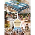thumbnail image 5 of Blue Anchor Table Cloth, Waterproof Tablecloth for Rectangle Tables, Nautical Summer Beach Coastal Ocean Art Reusable Washable Fabric Table Cover for Restaurant Kitchen Dining Tables 52"x70", 5 of 9