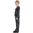 thumbnail image 5 of Halloween Costume for Kids Boys Christmas Jack Costume Black and White Striped Set Dress Up Outfit, 5 of 7