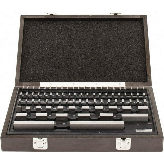 Value Collection 81 Piece, 0.05 to 4", Economy Grade, Steel Gage Block Set