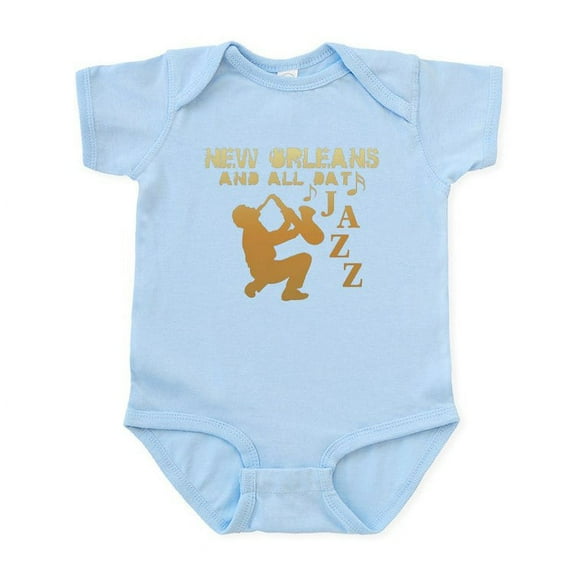 CafePress - New Orleans Jazz (1) Infant Bodysuit - Baby Light Bodysuit, Size Newborn - 24 Months