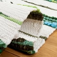 thumbnail image 5 of SAFAVIEH Montauk Rowena Striped Runner Rug, Green/Ivory, 2'3" x 9', 5 of 8