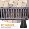 thumbnail image 3 of Trench Cover Strainer Sturdy Trench Grate Drainage Grates Outdoor Trench Sewer Drain City Drain Grate, 3 of 6