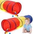 thumbnail image 4 of OUSITAID Tunnel pour Bébé de 150 Pouces, Lot de 2, Tunnel de Rampement pour Enfants, Tunnel de Jeu de 6 Pieds, Tunnel de Jeu Coloré, Tube de Rampement, Tente de Jeu, Tunnel pour Enfants Intérieur Extérieur, Jouets Tunnel, Tunnel d'Escalade à Verrouillage Torsadé pour Tout-Petit, 4 of 12