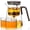 02-Black Walnut-33.9 Oz-2 Cups, variant on Walnut 27 oz Magnetic Loose Leaf Teapot with Infuser and Suction Lid