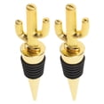 thumbnail image 1 of 2pcs creative cactus wine stoppers stoppers para boda de fiesta (dorado), 1 of 5