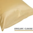 thumbnail image 5 of PiccoCasa 22 Momme Silk Pillowcase for Hair and Skin, King Champagne, 5 of 7