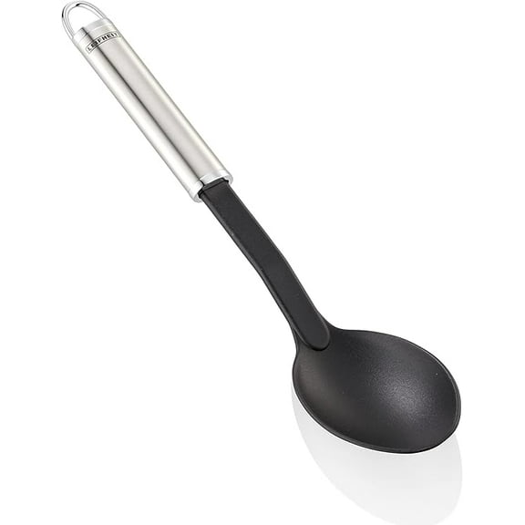 Leifheit Sterling Vegetable Spoon, Black/Silver