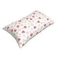 thumbnail image 3 of Kll Red Coral And Scallop Seashell Pillow Covers Envelope Closure,Super Soft And Cozy Fuzzy Fleece Pillow Case Cover (Pillow core not included) 20"X30", 3 of 8