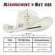 thumbnail image 4 of Sombrero vaquero FLUFFY SENSE. Western de fieltro Cattleman para mujeres y hombres, 4 of 7