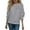 Grey, variant on Womens Long Batwing Sleeve Boat Neck Tunic Tops Fall Baggy Slouchy Pullover Sweaters Loose T Shirts Long Sleeves Shirt Women under Scrub Women Long Sleeve Shirts Tan Raglan Shirt Women