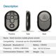 thumbnail image 3 of Sidaley M1 Video Shutter Remote Wireless Bluetooth Teléfono móvil Cámara Remoto Control multifunción Reemplazo para Teléfono y Comunicación negro, 3 of 6