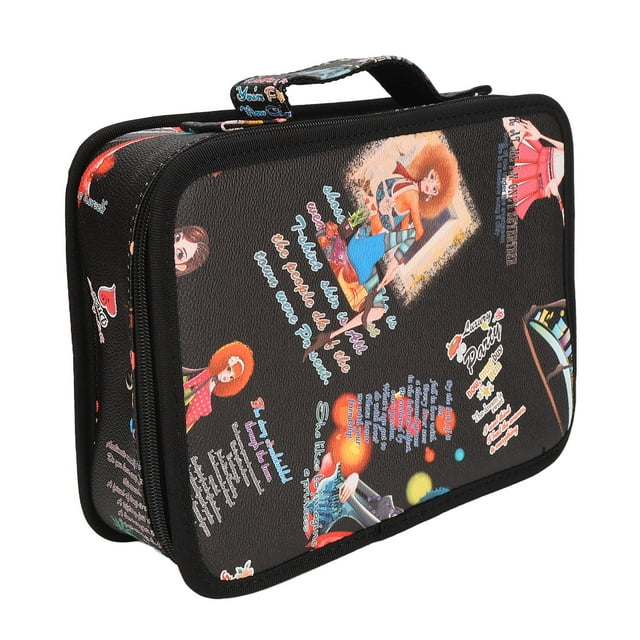 Bolsa De Herramientas De Peluquería, Organizador De Cosméticos Estuche De Transporte De Peluquero De Gran Capacidad Multifunción Para Tijeras, Peines, Cortapelos ANGGREK Barber Carrying Case