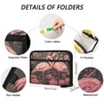 thumbnail image 3 of WOBOGO Ragged Pink Flamingos Expanding File Folder Letter Size Accordion Filing Organizer 13 Pocket Separate Organ Pocket, 3 of 7
