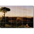 thumbnail image 1 of Ceramic Tile Mural-Thomas Cole Landscapes Painting 442. 72" w x 48" h using (24) 12 x 12 ceramic tiles, 1 of 3