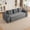 Dark Gray, variant on Harper & Bright Designs Convertible Futon Sofa Bed, Compressed Boneless Sleeper Sofa, Soft Corduroy Floor Sponge Modular Couch, 3-Seater Foldable Cloud Couches, Living Room, Dorm, Apartment, WINE RED