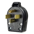 thumbnail image 3 of Eaton Cooper Wiring Devices Black Thermoplastic Body Male Angle Grounding Plug 125 - 250 V 30 - 50 A, 3 of 3