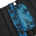 thumbnail image 4 of Grebrafan Womens Corset Top Renaissance Bustier Blue XS, 4 of 5