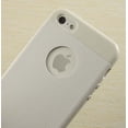 thumbnail image 4 of WHITE INFLEX TPU SOFT SKIN HARD BUMPER CASE COVER FOR iPHONE 5 5s SE (2016), 4 of 5