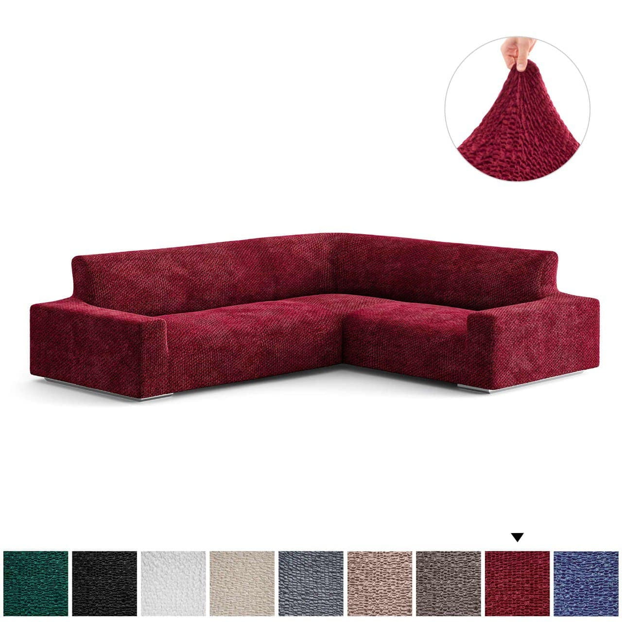 Paulato by Ga.i.co. Corner Couch Cover Stretch Sectional Sofa Slipcover