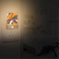 thumbnail image 2 of Yayeee 2-Pack Plug in LED Night Lights with Light Sensors Motion Detectors, Abstract Wavy, 2 of 7