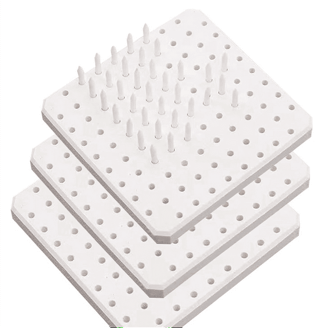 Kiln Stilts Support Nails Pottery Firing Mat High Temperatures Resistant Kiln Tools Clay Accessories(3 Pack)