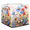 Multicolor 3, variant on CURLYOOT Flowers Ladybugs Cube Storage Bin, 13 x 13 x 13 Storage Cube Bins for Organizing, Red Ladybugs Fabric Foldable Baskets with Handles for Closet, Shelves, Clothes