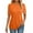 Orange, variant on BAODANN Short Sleeve Womens Tops Dressy Casual Blouses For Women 2025 Trendy Crew Neck T Shirts Summer Shirts for Women Spandex T Shirt Women Large Woman Shirt Women Shirts Workout Womens T Shirts