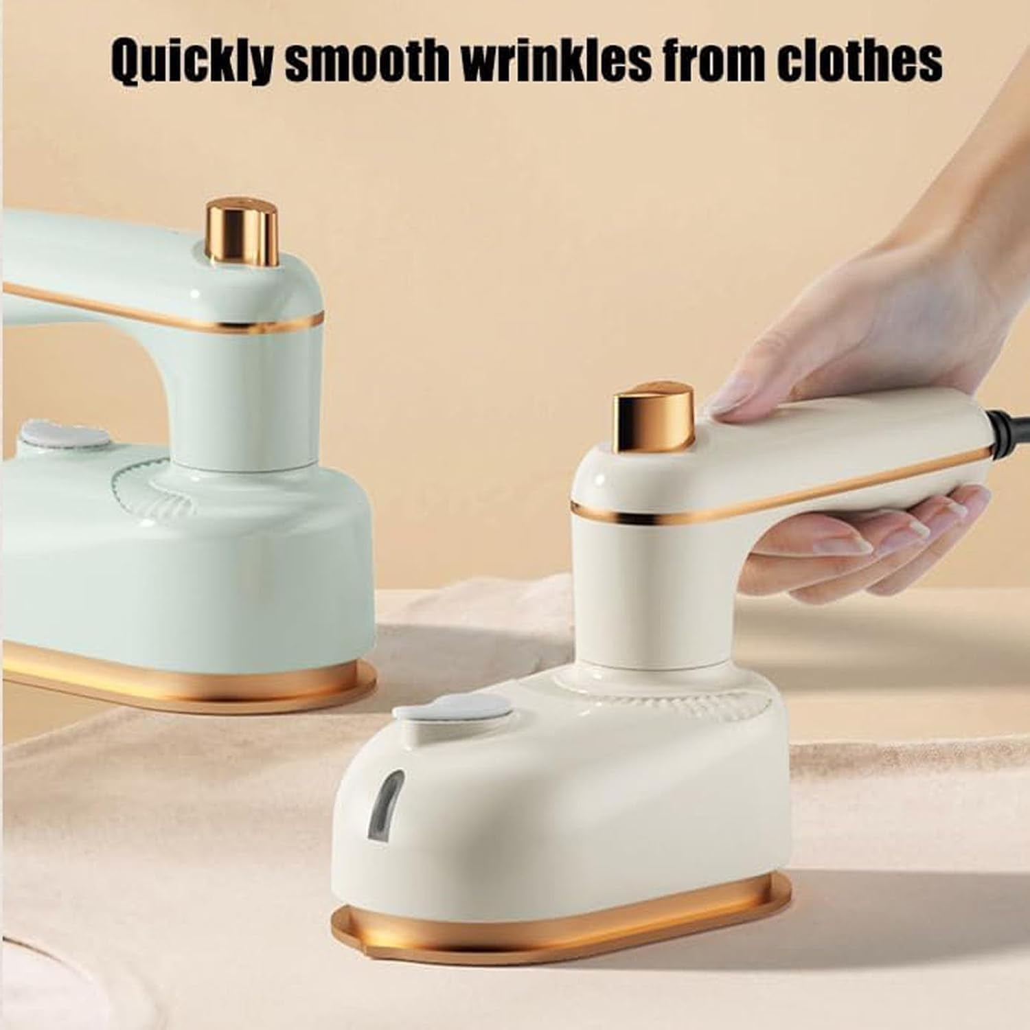 Mini Steam Iron | Portable Handheld Steam Cleaner, Plancha a Vapor para Ropa with Fast Heat-Up for Travel & Home Use