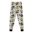 thumbnail image 4 of Wenfanal Little Boys Long sleeve Pajamas Kids Big Girl Pajama Set Boys Set Comfortable Soft Cute Boys Home Pajama Set Size 4-5 Years,Yellow, 4 of 7